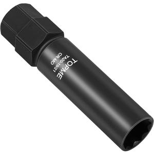 10 Spline Lug Nut Socket, Replacement for TA20-19/21, Compatible with Bimecc 10 Spline Lug key, for Removing 10 Point Lug Nut Key for Truck Large SUV with 13/16 and 7/8 Hex Drive, CR-MO