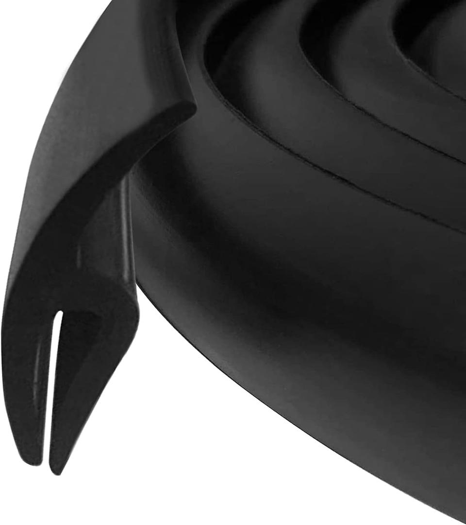 Rubber Strip, 1.7M Car Front Windshield Window Seal Strip Moulding Trim, Black Rubber Seal Car Windshield Window Door Seal Strip Weather Seal Rubber Stripping Car Window Seal
