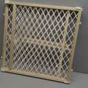 Toddleroo by North States - Diamond Mesh Wooden Baby Gate: Pressure Mounted Baby Gate for Doorways - Adjustable 26.5 to 42 Inches Wide - 23 Inches Tall