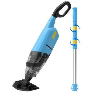 Efurden Cordless Pool Vacuum, Handheld Pool Vacuum with Running Time up to 60-Minutes for Above Ground Pools, Spas and Hot Tubs, Blue