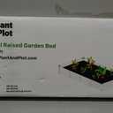 Plant & Plot Galvanized Raised Garden Beds Outdoor // 6×3×1 ft Planter Raised Beds for Gardening, Vegetables, Flowers // Large Metal Garden Box // Patented Tool-Free Design (Dark Gray)