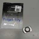 3-in-1 Fidget Spinner, Slider, Clicker| EDC Metal Fidget Toys Adults | Stainless Steel Bearing Stable Spin | Help Relieves Anxiety & Tension | Enhances Focus & Clarity | Compact & Portable, Black