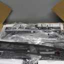 5-Tier Freestanding Racks: 50 Bottles Rack Shelf Wall Mounted with Fences, Wines Bottle Holder Display Shelf, Storage for Kitchen, Dining Room, Bar, Wood, 17.28''L x 7.95''W x 68.5''H