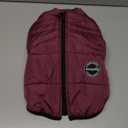 Warm Dog Winter Coat, Fashion Pet Cold Weather Jacket with Built-in Harness, Reflective & Adjustable Comfortable Pet Vest, Windproof Apparel for Dogs (Purple) Medium