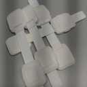 YEYA Upgraded No Drill Furniture Anchors for Baby Proofing, Anti-Tip Adjustable Straps, Strong Adhesive Backing 4 Pack (White)