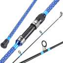 Sougayilang Surf Fishing Rod Carbon 3 Piece Spinning Fishing Rod for Travel - 11'