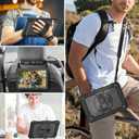 HXCASEAC Case for Samsung Galaxy Tab A11+ Plus 11 Inch, Protective with Screen Protector/Hand Strap/Pen Holder, Sturdy Shockproof for Samsung A11 Plus Tablet Case 5G SM-X230 SM-X236 SM-X238U - Black