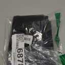 MooMee Bedding Pillowcases Pack of 2 100% Washed Cotton Linen Like Textured Breathable Durable Soft Comfy (Solid Black, Standard)