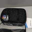 Climbing Cargo Net - 6.5' x 9.8', Double Layer Playground Safety Net with Storage Bag for Kids' Outdoor Treehouse (Black)