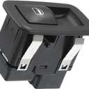 Motoforti Right Passenger Side Power Window Switch Fit for Ram 1500 2500 3500 2019-2023 68214156AC - Pack of 1 Black Long-lasting