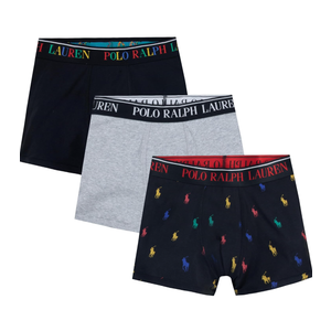 POLO RALPH LAUREN Boys' 3-Pack Boxer Briefs M