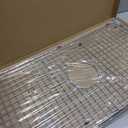 Serene Valley Sink Bottom Grid 29-1/2" X 15-9/16", Centered Drain with Corner Radius 3/8", Sink Protector NDG3016C, Medium