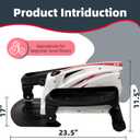 Fitvids Elliptical Machine for Home Use, Compact & Quiet Elliptical Trainer, Low-Impact Exercise Equipment for Full-Body Cardio Workouts