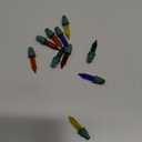 Mudder 60Count 2.5V Christmas 50/100/150/200 Count Mini Incandescent Wire String Lights Replacement Bulbs Indoor/Outdoor Christmas Lights Decor for Home Xmas Tree (Green Base with Colorful Bulb)