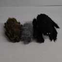 JOYIN 3 Pcs Halloween Spiders Outdoor Decoration, Halloween Decor Outside, Fake Hairy Giant Spiders for Yard Lawn Porch Decor Indoor Haunted House Scary Prop (59Black, 47 Brown, 35 Grey)