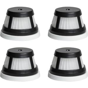 4 Pack Washable Replacement Filters Compatible with Bissell AeroSlim Lithium Ion Cordless Handheld Vacuum 29869, 29861, 29867, 29868, 2986, Part# 1624405