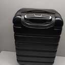 Wrangler 20" Hardside Spinner Carry-On Luggage, Black, 22-inch