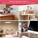 Personalized Gift for Mom from Daughter Son, Magnetic Acrylic Photo Frame Plaque, Mother's Day Christmas Birthday Keepsake, Desktop Display OrnamentPortrait Display 6.18x4.13x0.79 Inches