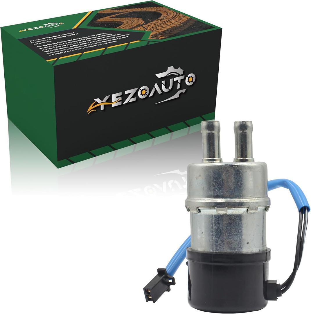 Inline Fuel Pump 12V for Honda Shadow VT750 750 1998-2003 CBR600F 1987-1990 49040-1061 16710-MBA-612 16710-MBA-611 49040-1064 49019-1081 (2/5" inlet and outlet)