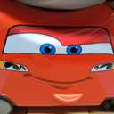 Disney's Cars Lightning McQueen Ride-On 18" Suitcase For Kids & Toddlers