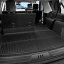 Cargo Mat Backrest Mats for 2018-2024 Ford Expedition Max/Lincoln Navigator L 7/8 Seats, All Weather TPE Trunk Mat Cargo Liner Accessories (Cargo Mat+3rd Row Backrest Mats)