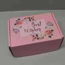 Birthday Gifts for Women,Happy Birthday Gifts Basket for Women Self Care Set Bath Relaxing Gift Birthday Presents Unique Female Idea Box for Mom Sister Wife Pink Theme with Mug,Cozy Socks,Bath Bomb