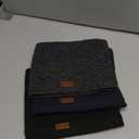 NovForth Winter Neck Warmer Men Ski, Neck Gaiter Face Scarf Women, Fleece Scarf for Men Gaiter Mask, Thick Windproof Scarves (Black Grey Navy)