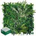 Grooy 20"X20" Grass Wall, 6PCS Boxwood Panels UV-Protected Faux Grass Backdrop Wall,Greenery Privacy Hedge Screen for Outdoor Garden Patio, Indoor Party Balcony Fence Decor