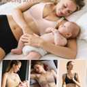 INNERSY Seamless Nursing Bras for Breastfeeding Maternity Bras for Pregnancy Comfortable Bralette (X-Large, Nude)