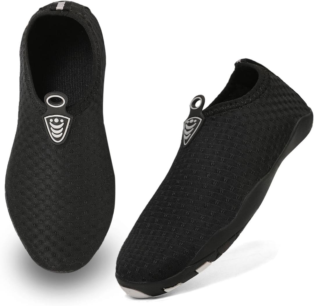 QPT Water Shoes for Toddler Kids Boys Girls Barefoot Aqua Socks Quick-Dry Beach Swim Outdoor Sports Shoes