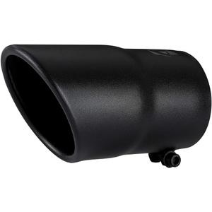 Black Exhaust tip -3.5'' Inlet Bolt on Design- Black Coated Stainless Steel Car Muffler Tips 3.5" ID x 4"OD x 7"L
