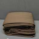 80 Inch Wide Black Pinch Pleated Curtains 80 x 96, Thermal Insulated Noise Cancelling Living Room Office Drapes 96 Inches Long, Patio Sliding Glass Door Window Curtain 2 Panels, Cappuccino