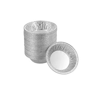 Waytiffer (50 Pack Pie Pans 5 inch,Mini Pie Tins HEAVY-DUTY Disposable Aluminum Foil Tart,pie Pans for Baking Personal Mini Pies, Easily Stack & Store, Freeze & Reheat