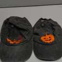 KKMKSHHG Cute Halloween Decorations Accessories, 2 Pieces Halloween Hats, Adjustable Vintage Halloween Pumpkin Baseball Cap, Spooky Ghost Birthday Gifts for Men Women Dad Mom Daughter Son Child Kids