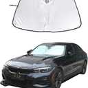 Windshield Sunshade for BMW 3 Series G20 G28 2019-2024 - Foldable UV Ray Reflector for Front Window and Interior Sun Protection - Car Sun Shade Accessories (Style B)