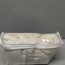 FORCHEER Waterproof Chair Covers for Dining Room Set of 4 Waterproof Jacquard Kitchen Chair Slipcovers for Parson Chairs Elastic Washable (4,Waterproof Beige)