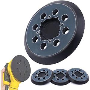 4 Packs 5 inch 8 Hole Hook and Loop Replacement Sanding Pad for DeWalt DWE64233 & N329079 Compatible with DWE6423/6423K, DWE6421/6421K, DWE6421-B2, DWE6421-B3, DWE6421-BR, DCW210B (4 Packs)