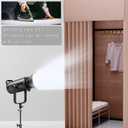 Clothing Store Fitting Room with Shading Curtain, Portable Temporary Mobile Privacy Protection Dressing Room, Foldable Mall Simple Changing Room for Office Outdoor Activity, 200x100x95cm(Light Brown), 39x39x78in