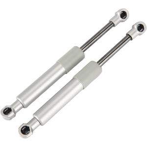 8 Inch 250N / 55Lbs Universal Lift Supports Struts Shocks Gas Spring Silver - Compatible for RV Car Boat Bus - Set of 2
