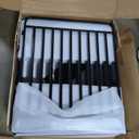 New Thickened Version Dog Playpen, 32 Inch Dog Fences for The Yard, Portable Outdoor Dog Playpen for Large/Medium/Small Dogs, Foldable Metal Dog playpen, with Doors (16 Panels, 32 Inch)