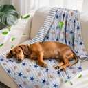 Lightweight Dog Cooling Blanket Self Cooling Blanket for Small Medium Dogs Ice Silk Cat Summer Blanket for Crate&Kennel Sofa (S:28*21inch, Grey-Helmet)