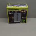 Dynaming 6 Pack Solar Post Cap Lights Outdoor, Fence Post Solar Lights Fit for 4x4 5x5 6x6 Vinyl/Wooden Posts, High Brightness Warm White SMD LED Lighting Decor for Garden Deck Patio (Black)