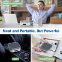 Air Purifier for Home True HEPA Filter for Pets, Smoke & Allergies | 600 Sq Ft Coverage | Ultra-Quiet & Portable for Bedroom/Travel