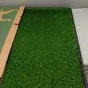 LOOBANI Large Dog Grass Pad with Tray - 35x23in Dog Litter Box with 2 Artificial Grass Patch + 2 Washable Pee Pads - Quickly Absorbency Indoor Outdoor Potty for Patio Balcony Apartment Use