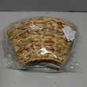 14" Mini Christmas Tree Collar, Hand Woven Hyacinth Christmas Tree Base, Rustic Farmhouse Style Tree Skirt, Suitable for Christmas Base Decorations On Desks, Offices and Bedrooms