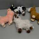 MaoGoLan 4 Pack Farm Stuffed Animals Bulk Party Favors for Kids, 8 inch Plush Cow & Sheep & Pig & Horse - Gifts for Toddlers Girls Boys Christmas Birthday Baby Shower