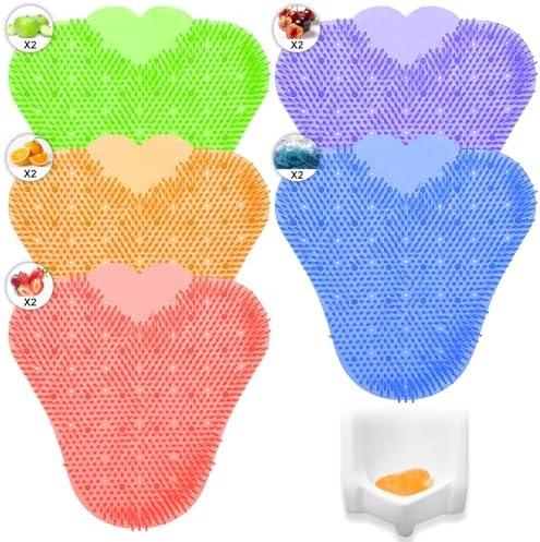 Urinal Screens Deodorizer 10 Pack Long Lasting Scent Used for Bathrooms in Bars Restaurants Schools other Businesses, Purple