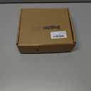 Soulchen 50 Pcs Mini Christmas Tree Figurines Gold Resin Miniature Christmas Statue Micro Tabletop Mantel Shelf Centerpieces Garden Landscape Dollhouse Cake Decoration DIY Craft Charms for Party Gift