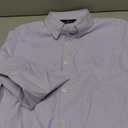 JOGAL Boys Long Sleeve Dress Shirts Oxford Solid Button Down Shirts for 6-14 Years (7-8 Years, Lavender), Height(in) 45.3 - 49.2