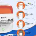 B21 Label Maker Machine with Tape, 2-Inch Wide Waterproof Tape, Bluetooth Portable Label Maker for Small Business, Office, Home, School Organization